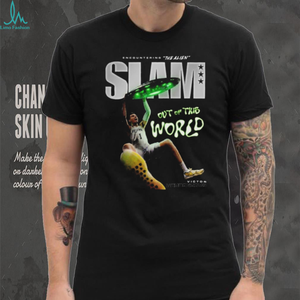 Victor Wembanyama The Alien Slam Out Of This World Dunk T Shirt
