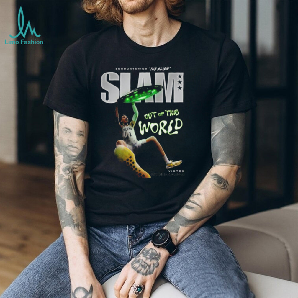 Victor Wembanyama The Alien Slam Out Of This World Dunk T Shirt