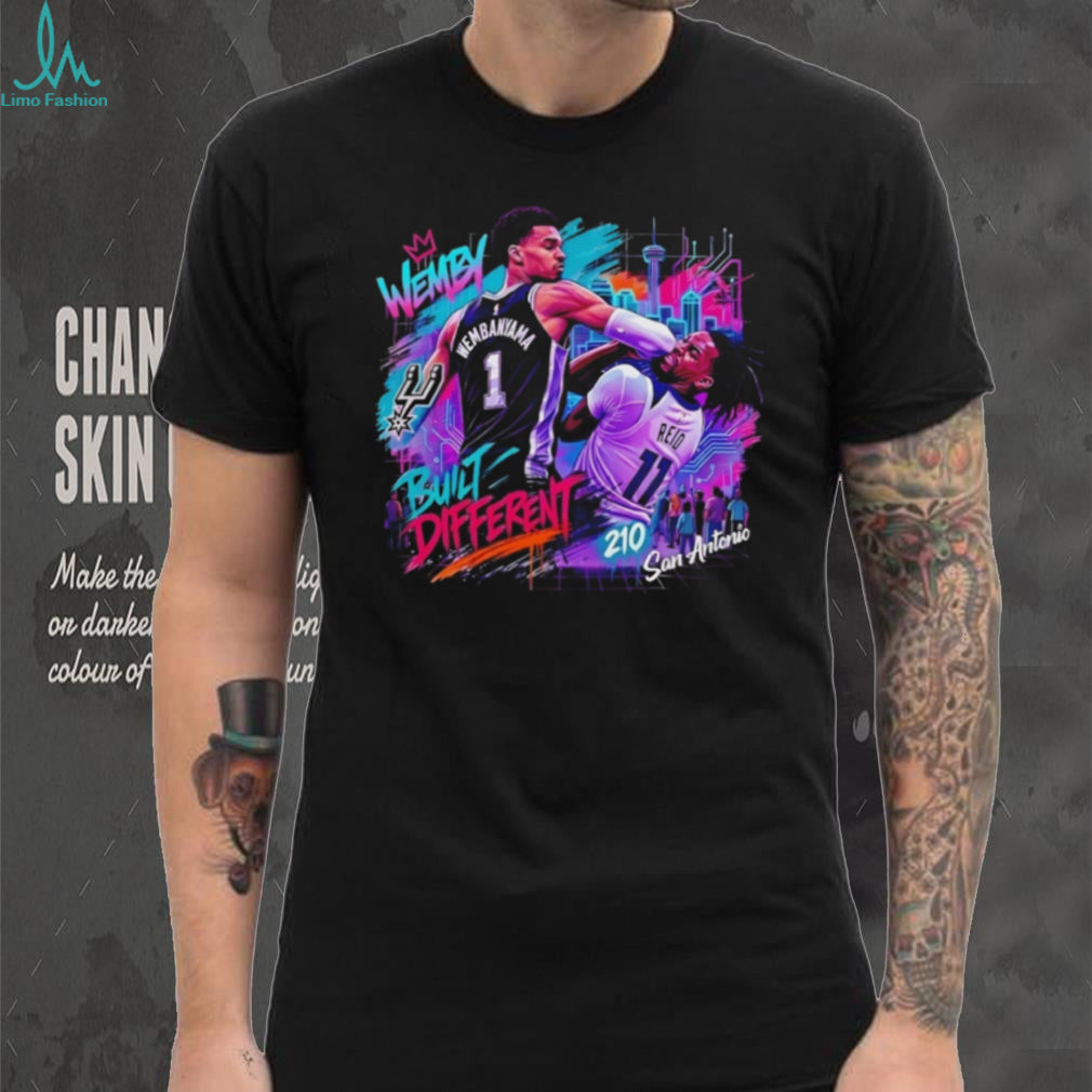 Victor Wembanyama Wemby Built Different Basketball T Shirt