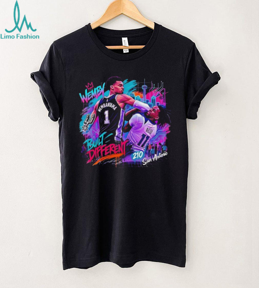 Victor Wembanyama Wemby Built Different Basketball T Shirt