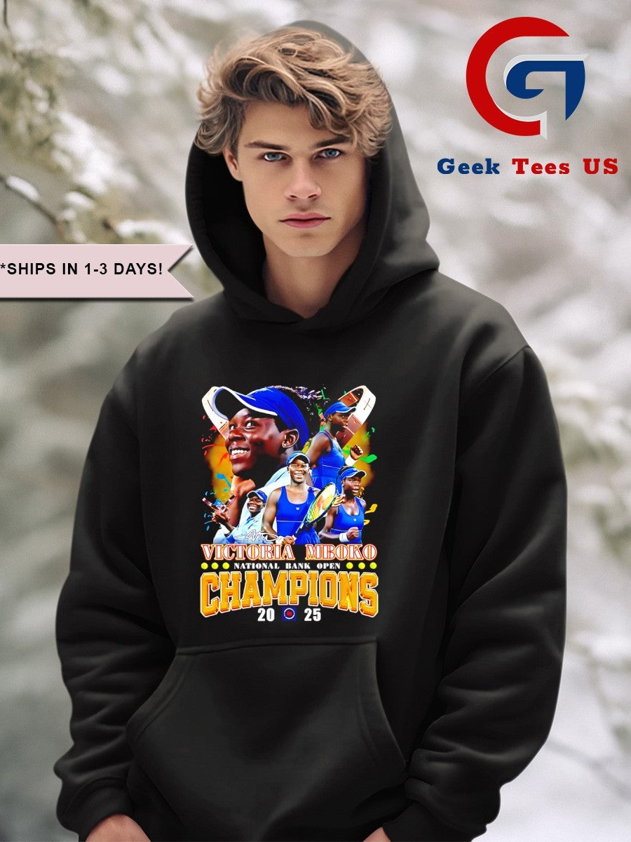 Victoria Mboko National Bank Open Champions 2025 graphic shirt