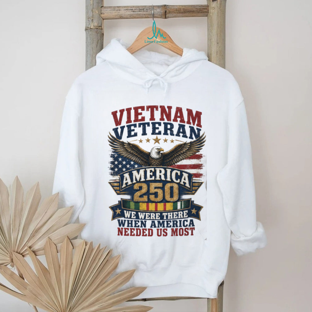 Vietnam Veteran America 250 We Were There Patriotic Shirt