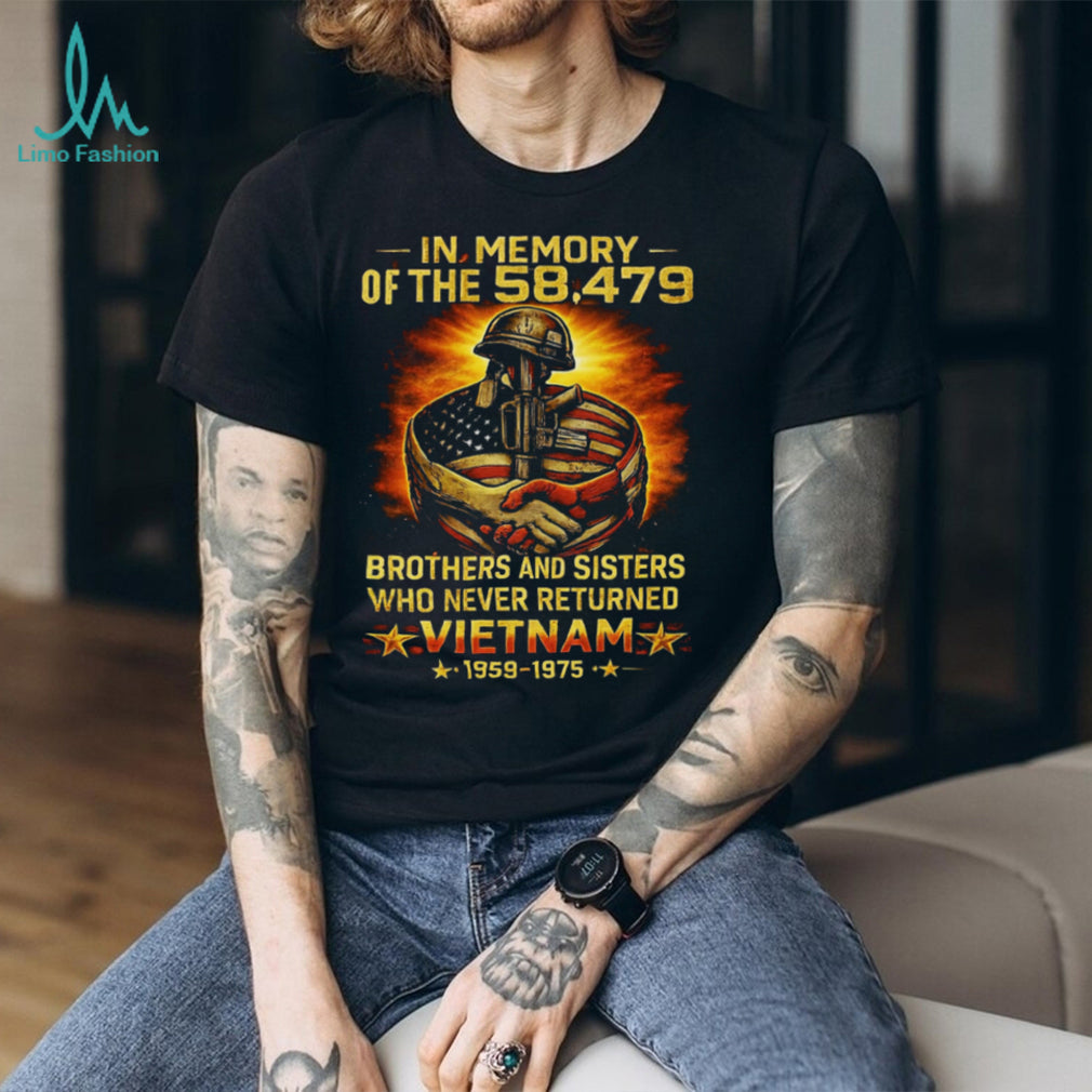 Vietnam Veteran Memorial Honor Tribute Fallen Soldiers T Shirt
