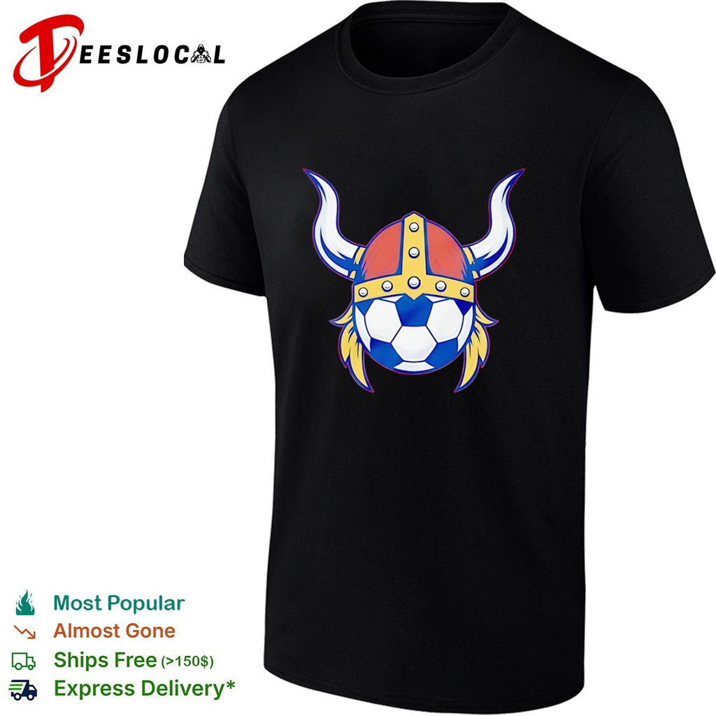 Viking Soccer Helmet Football Sports Shirt