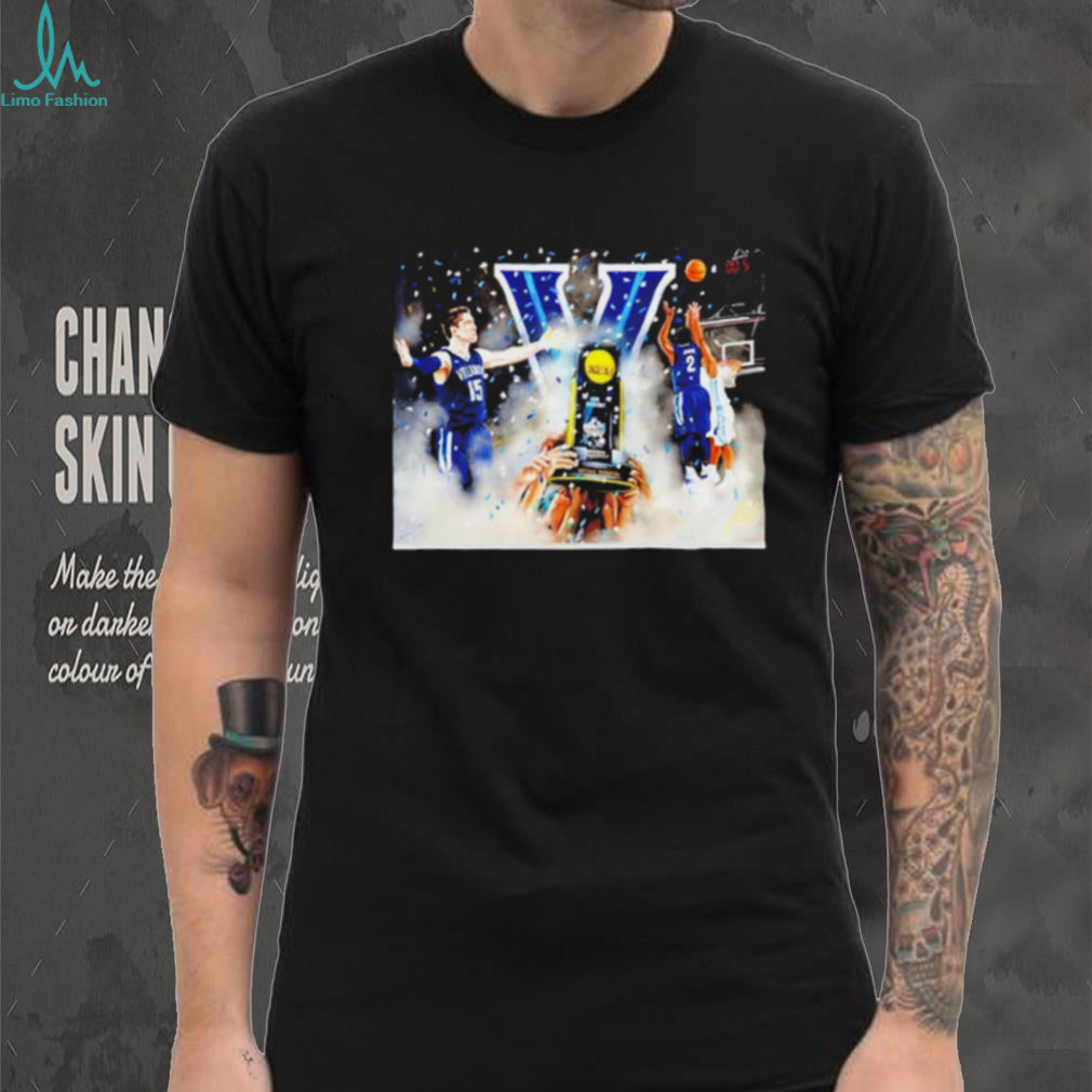 Villanova 2016 National Champions Kris Jenkins and Ryan Arcidiacono The Shot shirt