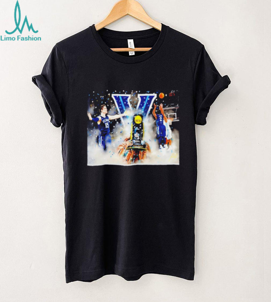 Villanova 2016 National Champions Kris Jenkins and Ryan Arcidiacono The Shot shirt