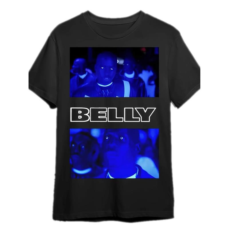 Vintage DMX Belly Movie Graphic T-Shirt Hip Hop Fan Gift Men's Short Sleeve Black Tee Music Inspired Apparel Collection...
