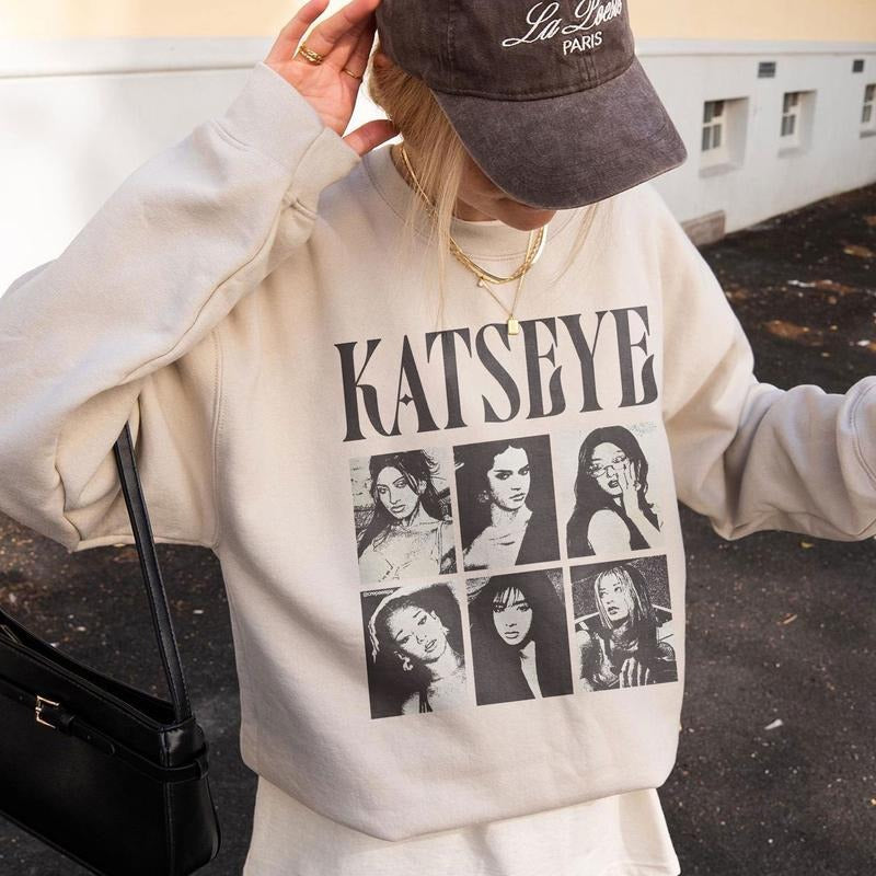 Vintage Dreamwave Music Katseye Shirt, Retro Pop Vibes Graphic Tee, Beautiful Chaos Vintage Aesthetic Sweatshirt,...