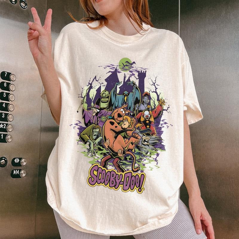 Vintage Scooby Shirt, 90s Halloween Movie T-Shirt, Halloween Comfort Colors Shirt, Scooby Halloween T-Shirt, Halloween...