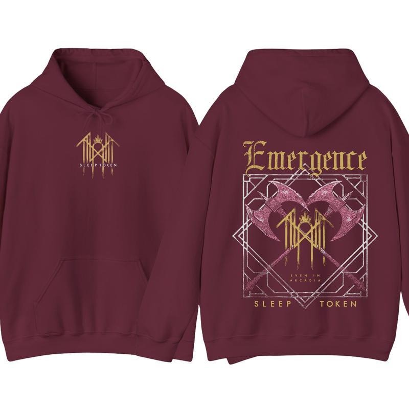 Vintage Sleep Token Emergence Even In Arcadia Hoodie, Sleep Token Tour 2025 Shirt, New Song Concert Tour, Gift for Fan...