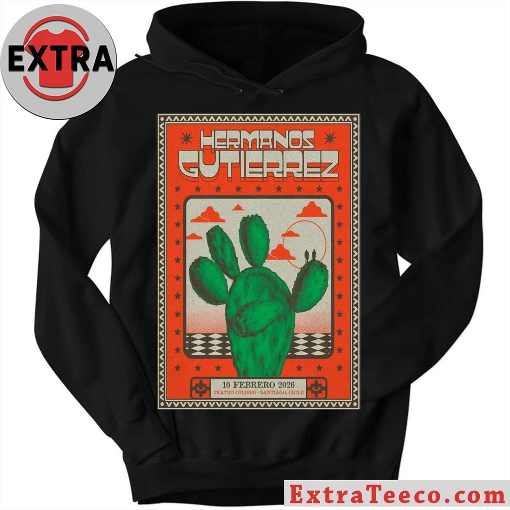 Vintage Style Hermanos Gutiérrez Santiago Chile 2 10 2026 Poster Shirt