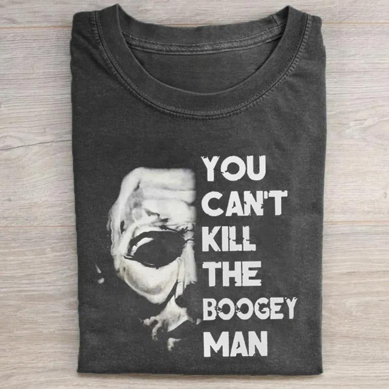 Vintage You Can't K*ll The Boogey Man Graphic Tee - Halloween Movie Shirt - Michael Myers Shirt - Horror Movie Shirt -...