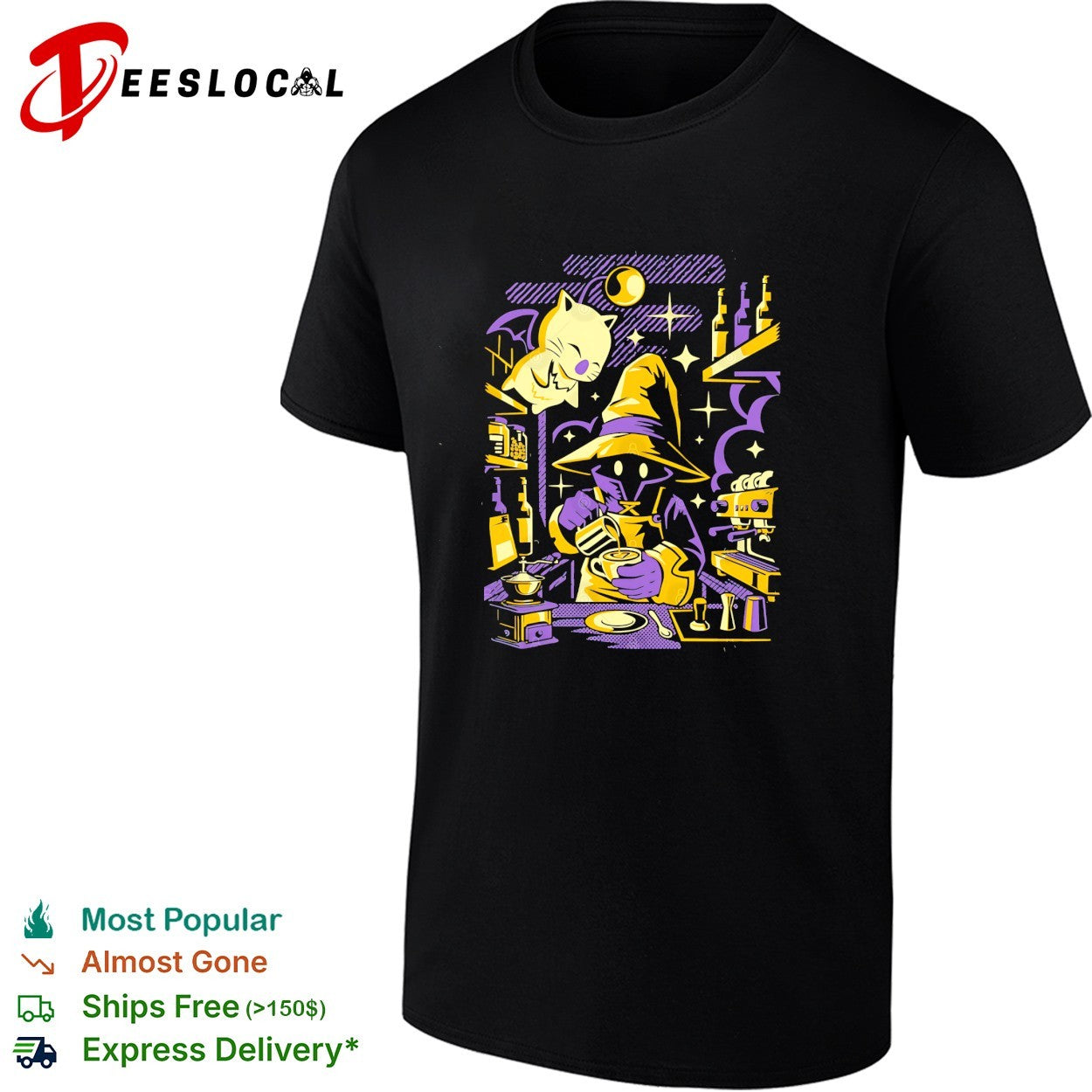 Vivi Ornitier as a barista Mage Latte shirt