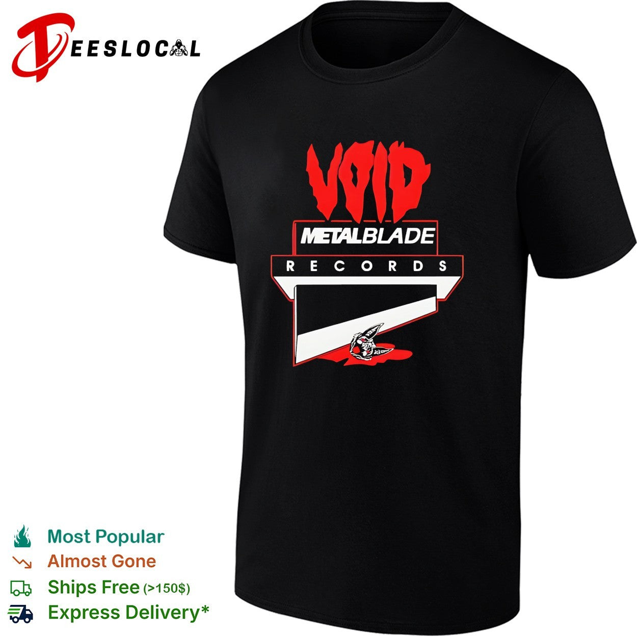 Void Metal Blade Records band label shirt