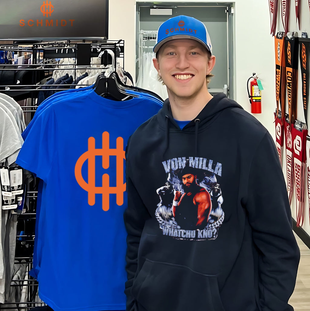 Von Milla Whatchu Kno player collage shirt