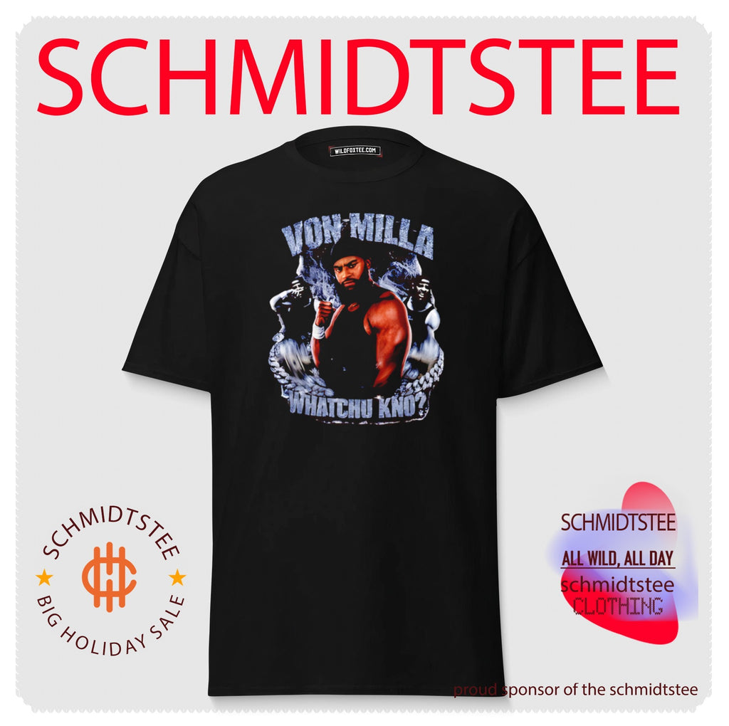 Von Milla Whatchu Kno player collage shirt