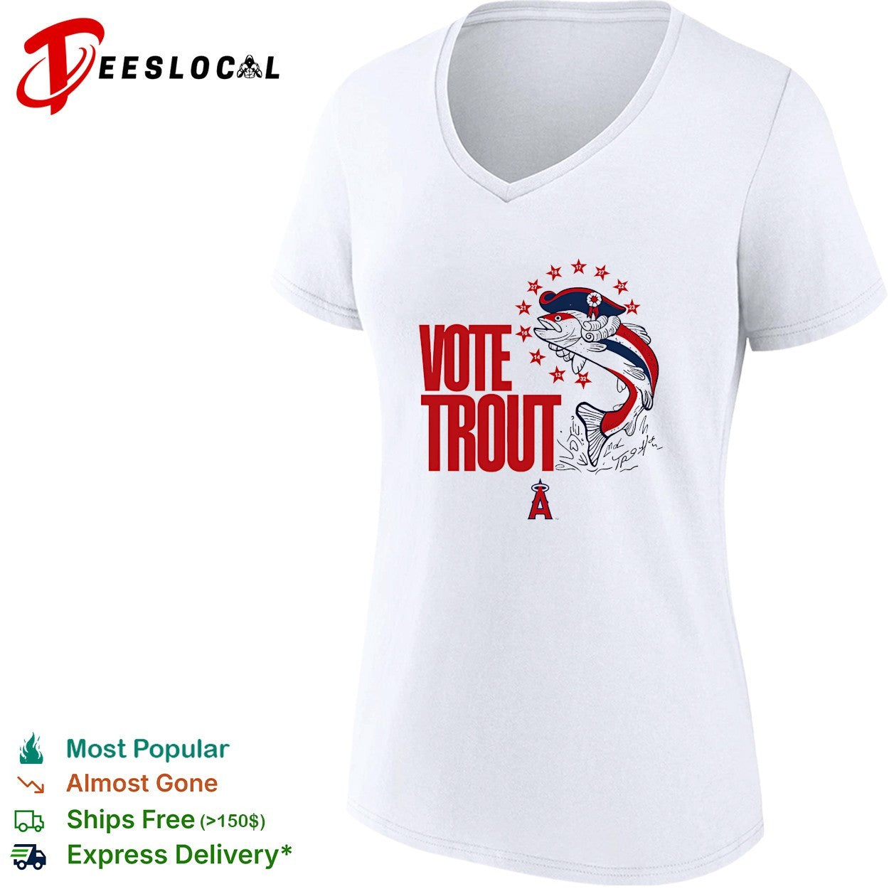 Vote Mike Trout for All-Star Game 2026 Los Angeles Angels shirt