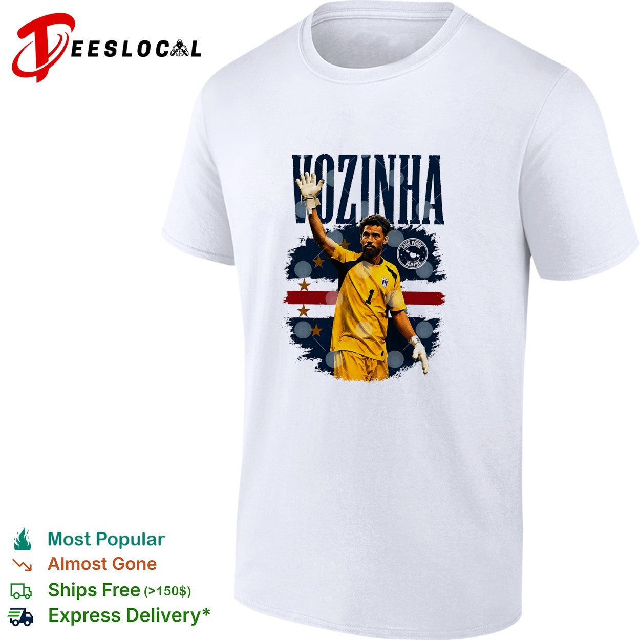 Vozinha Goalkeeper super hero of Cabo Verde at World Cup 2026 shirt