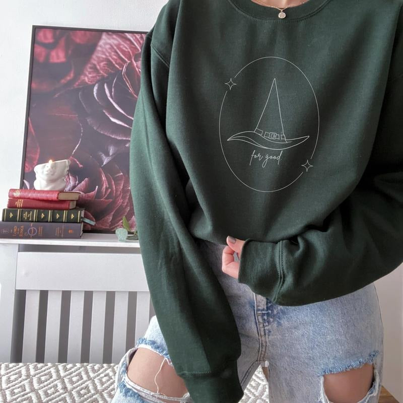 WICKED Inspired Elphaba For Good Broadway Theater Musical Film Glinda Galinda Movie Theatre Defying Gravity Unisex...