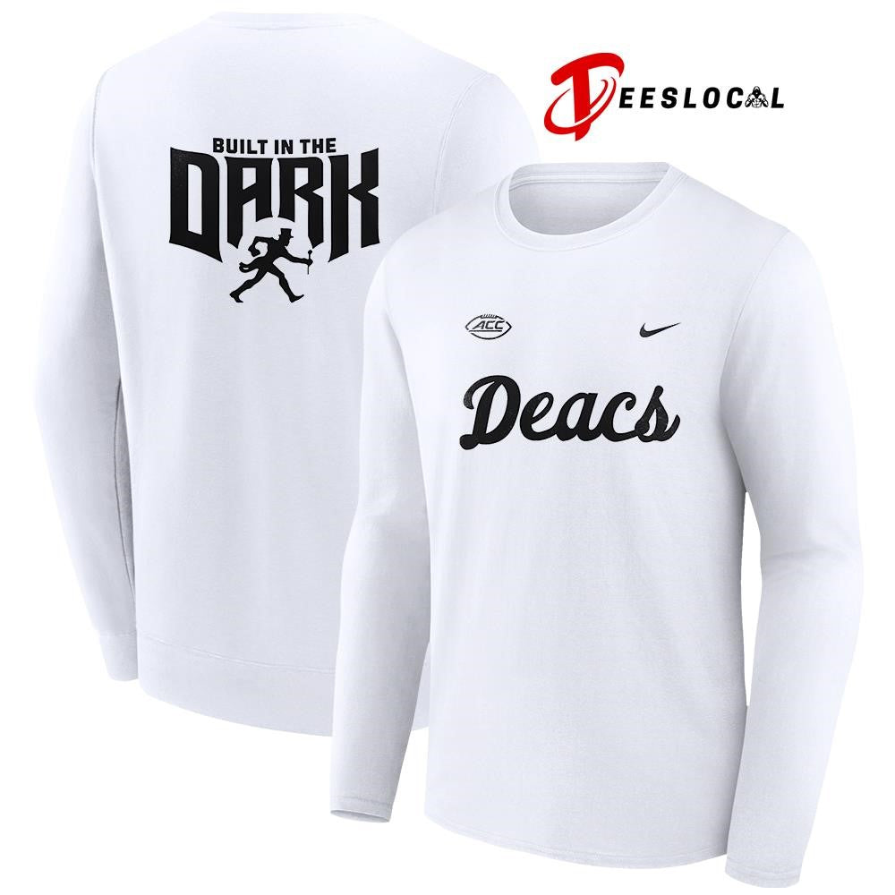 Wake Forest Demon Deacons built in the dark logo shirt