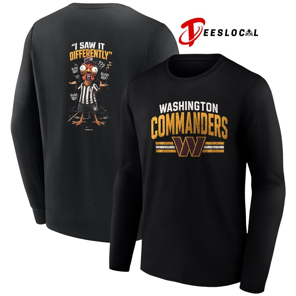 Washington Commanders Blind ref I saw it differently shirt