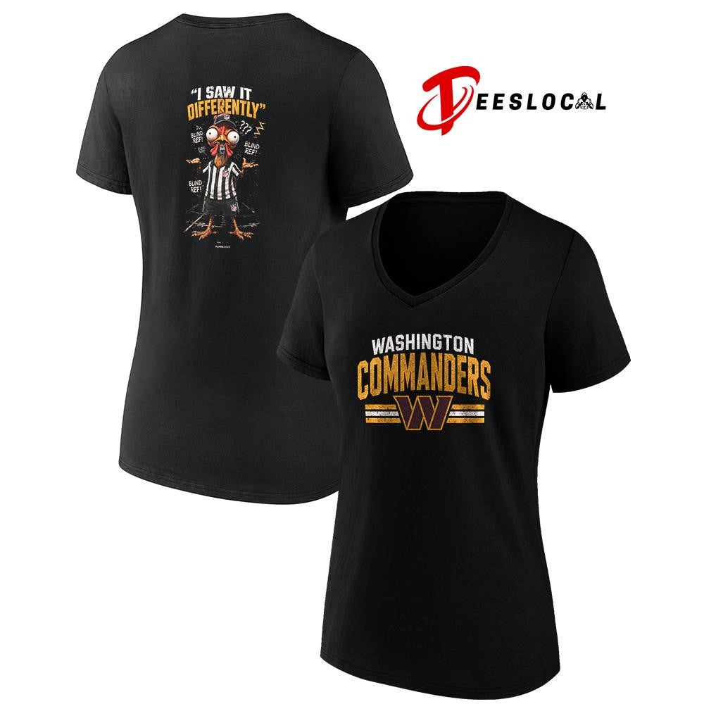 Washington Commanders Blind ref I saw it differently shirt