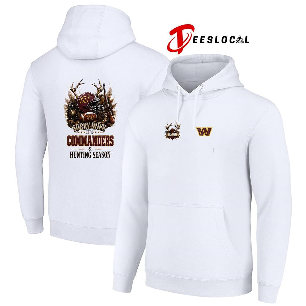 Washington Commanders sorry wife it’s hunting season deer shirt