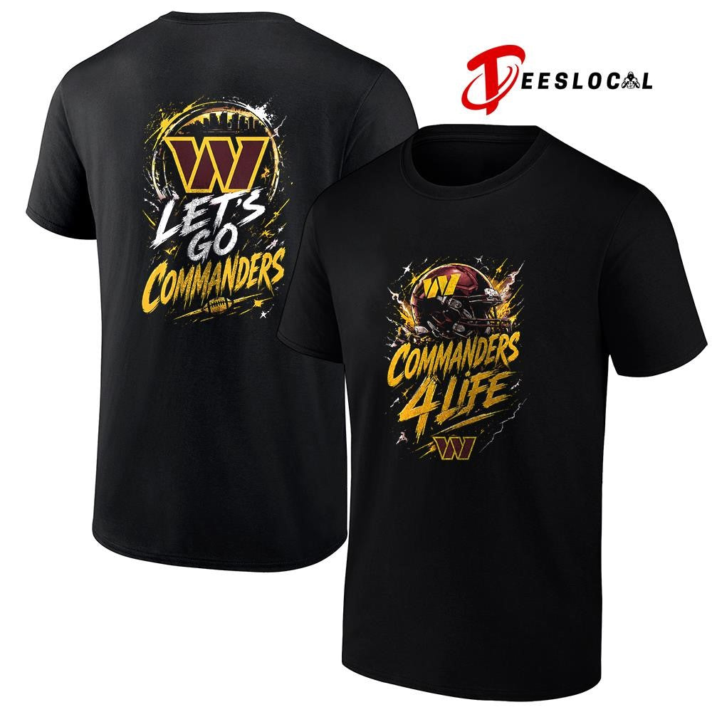Washington Commanders x fan 4 life graphic shirt
