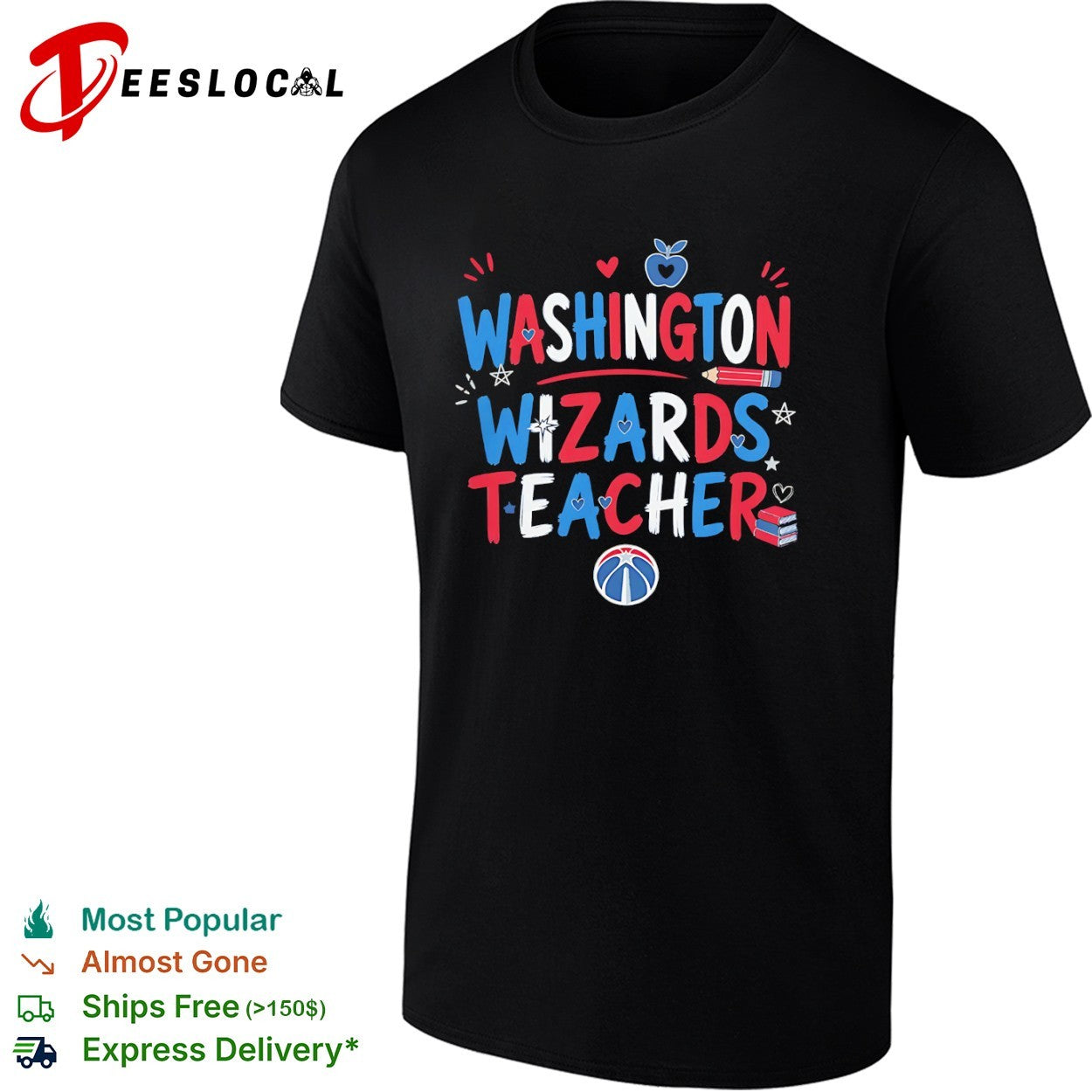 Washington Wizards Teacher basketball shirt