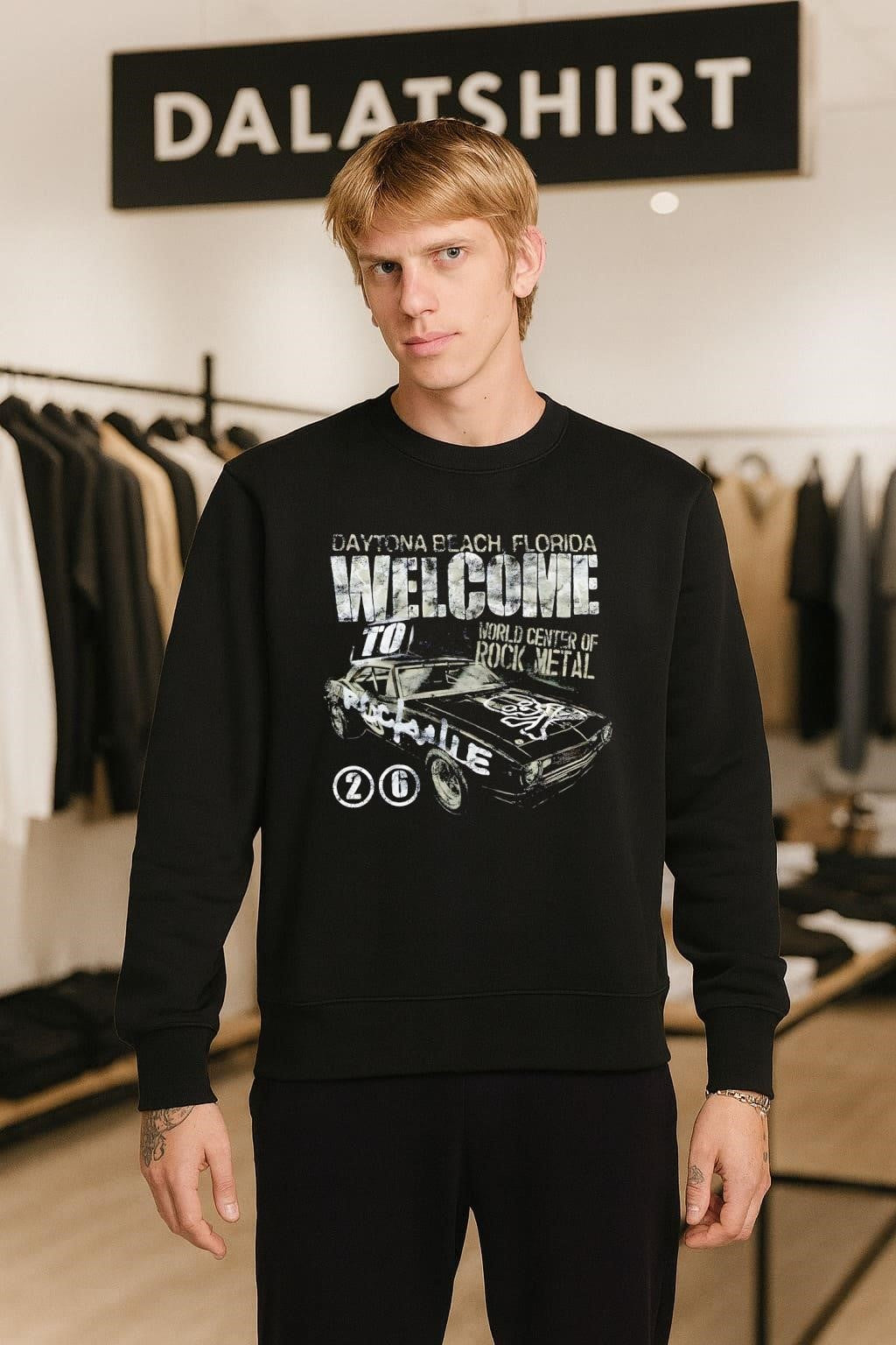 Welcome To Daytona Beach Florida World Center Of Rock Metal shirt