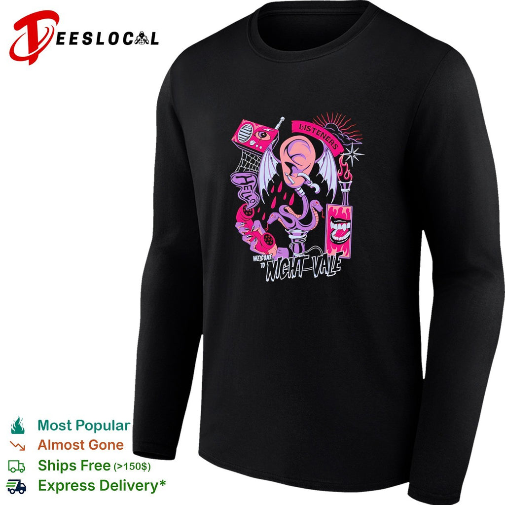 Welcome to Night Vale listeners ear wings radio podcast shirt