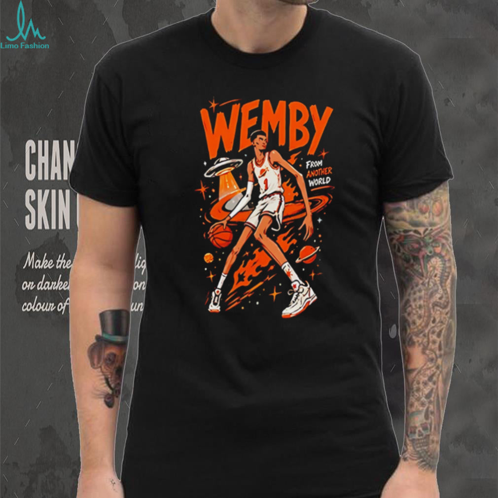 Wemby From Another World Victor Wembanyama Space Graphic T Shirt