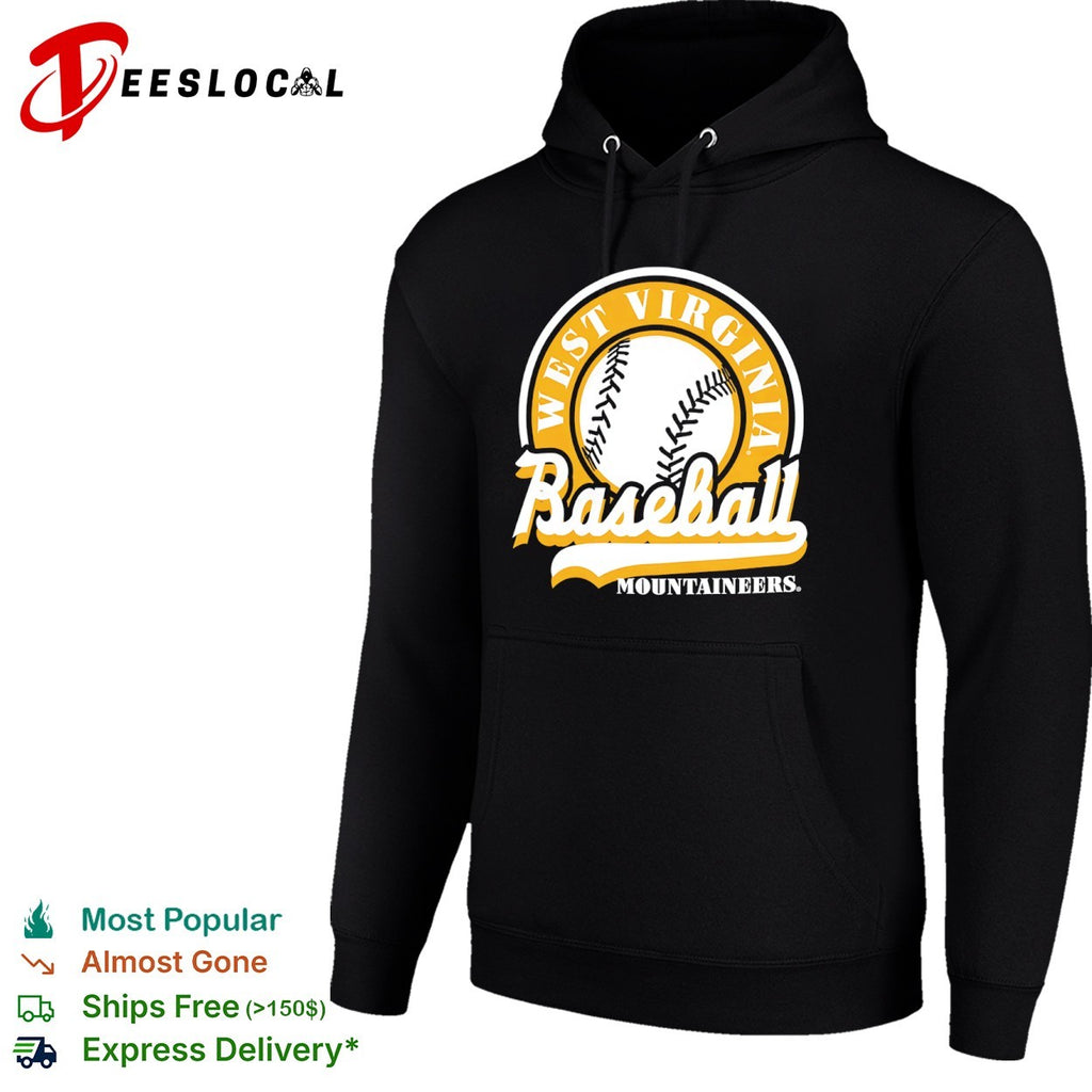 West Virginia Mountaineers Baseball logo shirt