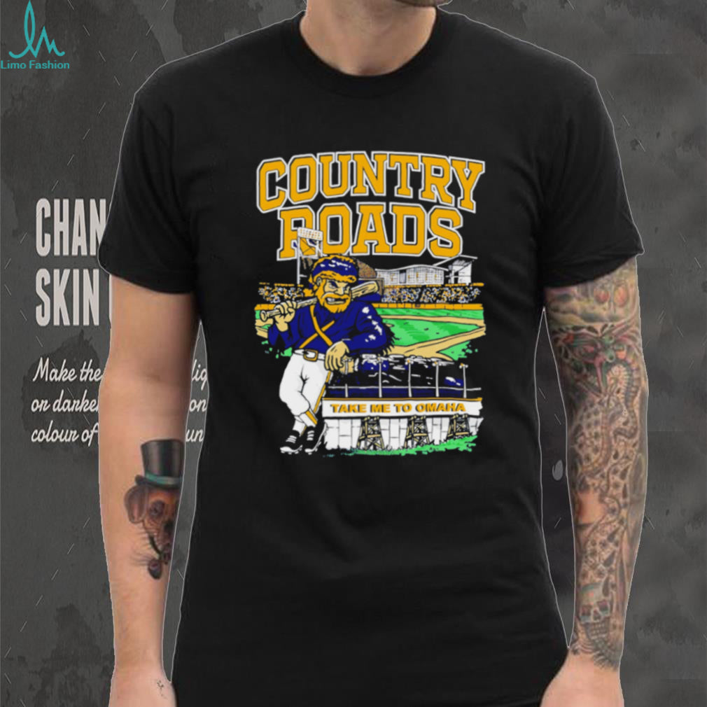 West Virginia Mountaineers Country Roads Take Me To Omaha shirt