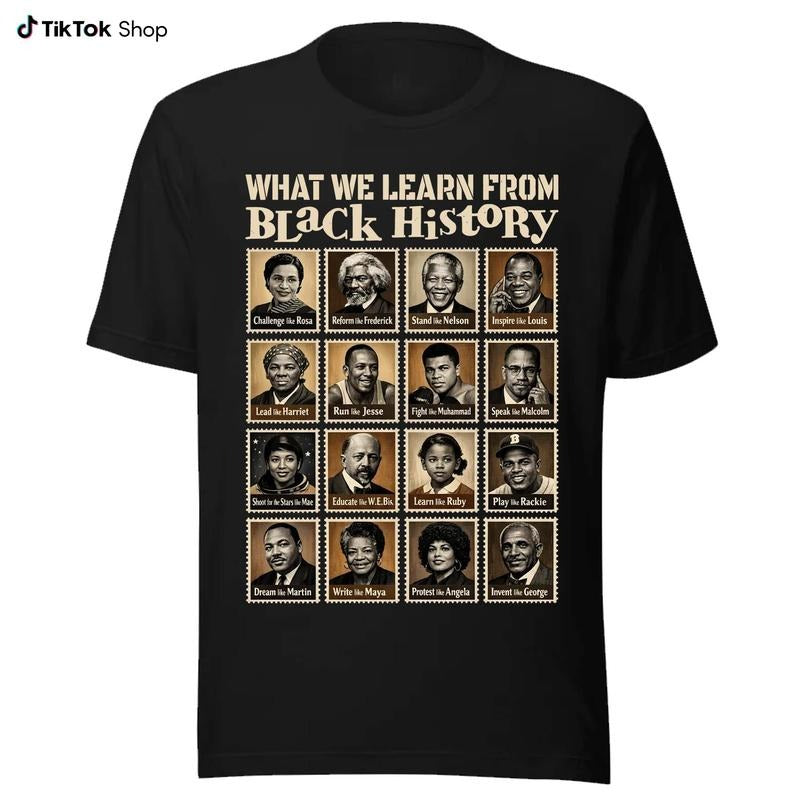 What We Learn From Black History Shirt, Black History Month Shirt, Black History Shirt, Black Lives Matter Hoodie, Sweatshirt