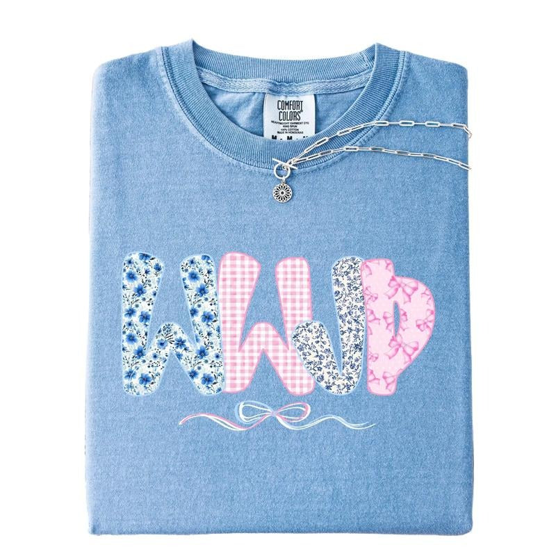 What Would Jesus Do Girly Graphic Tee Hoodie, Sweatshirt | PodTeesHub.com