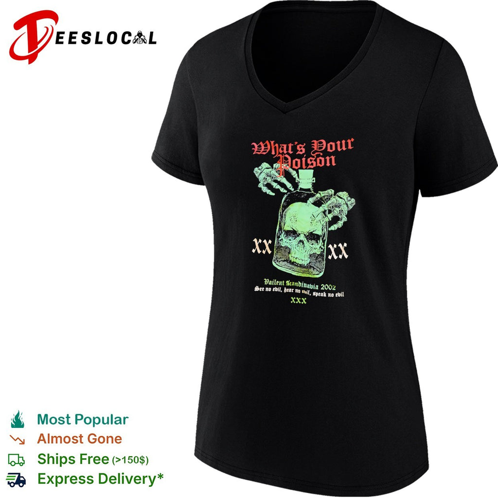 What is Your Poison Vailent Scandinavia 2002 See no evil hear no evil speak no evil shirt