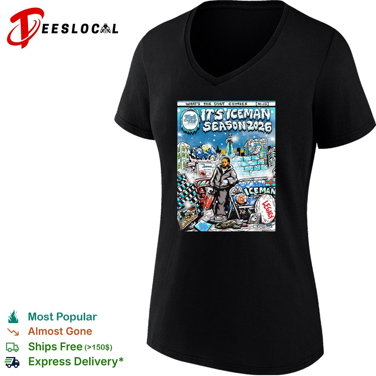 Whats the Dirt Iceman season 2026 winter city shirt