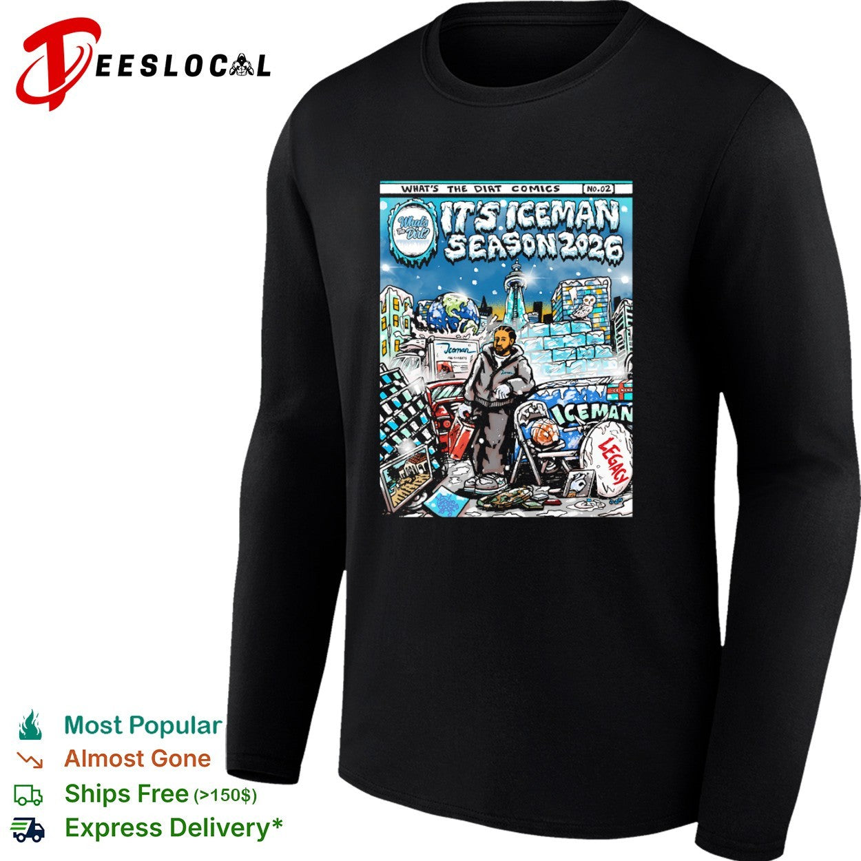 Whats the Dirt Iceman season 2026 winter city shirt