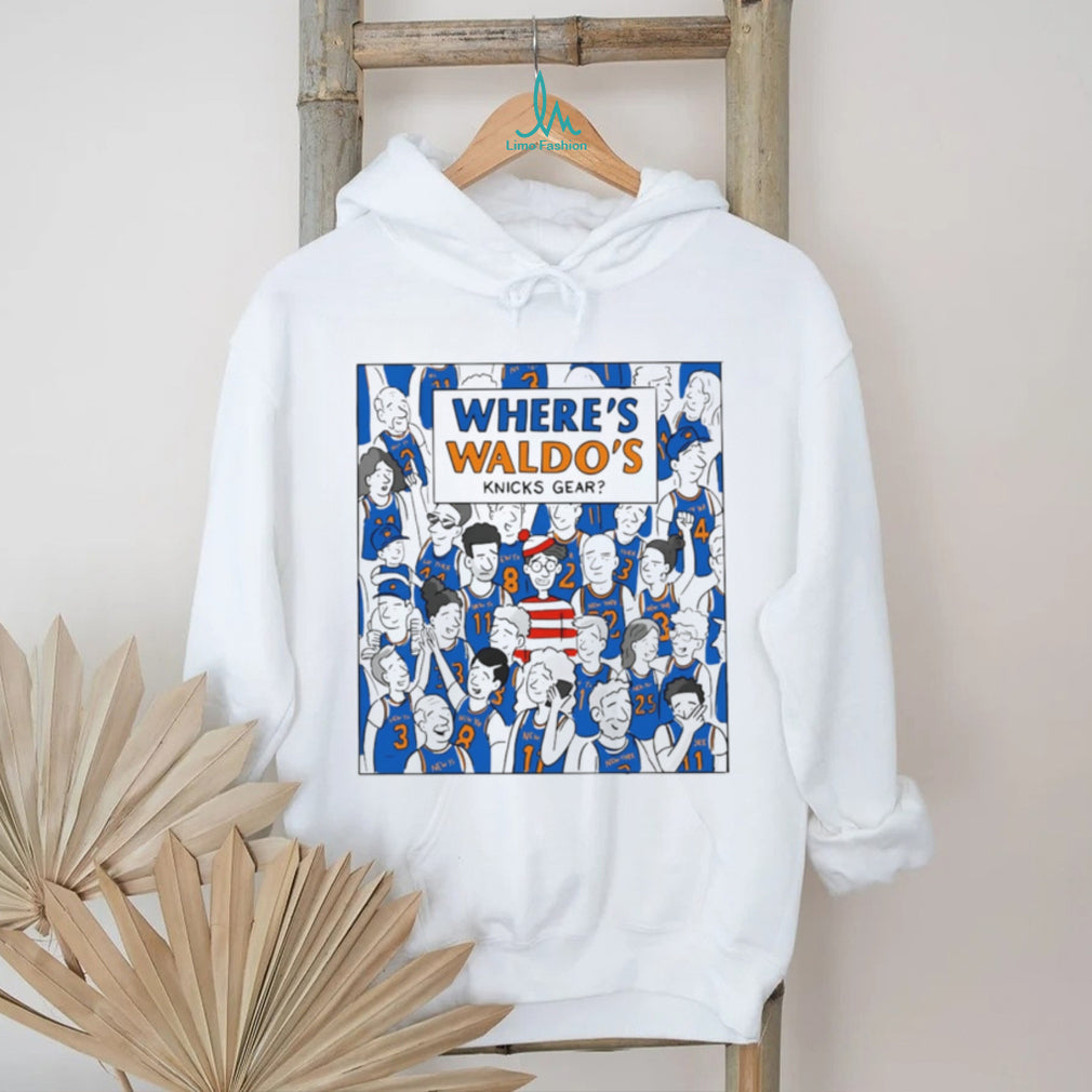 Where’s Waldo’s Knicks Gear fan paint shirt