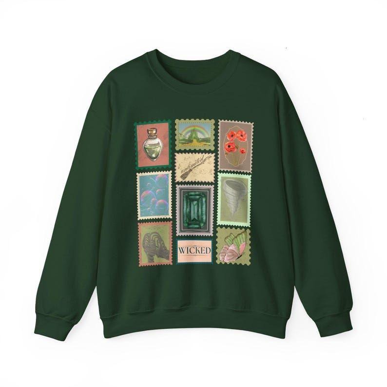 Wicked Vintage Stamp Unisex t-shirt, Wicked Vintage Stamp Sweatshirt Retro Graphic Shirt Gift for musical movie fan...