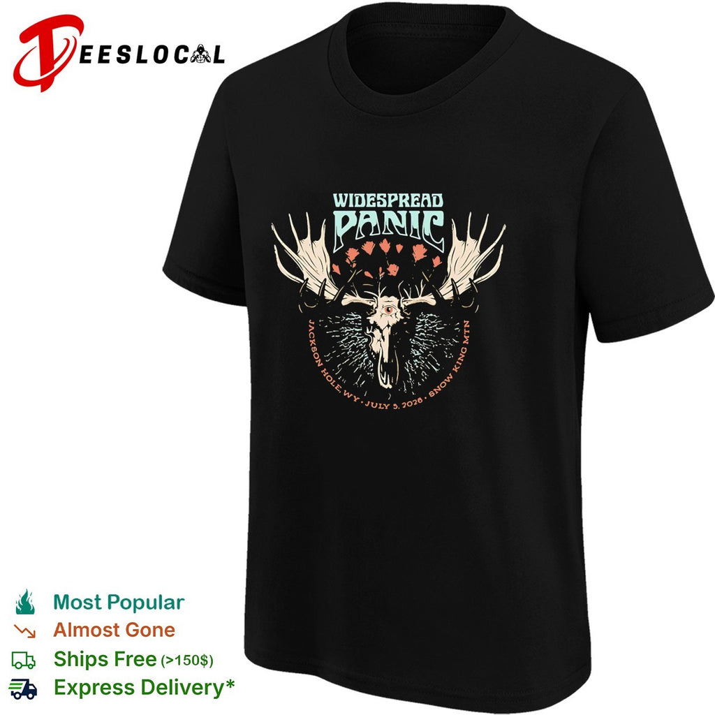 Widespread Wyoming Snow King Mountain On July 5 2026 shirt