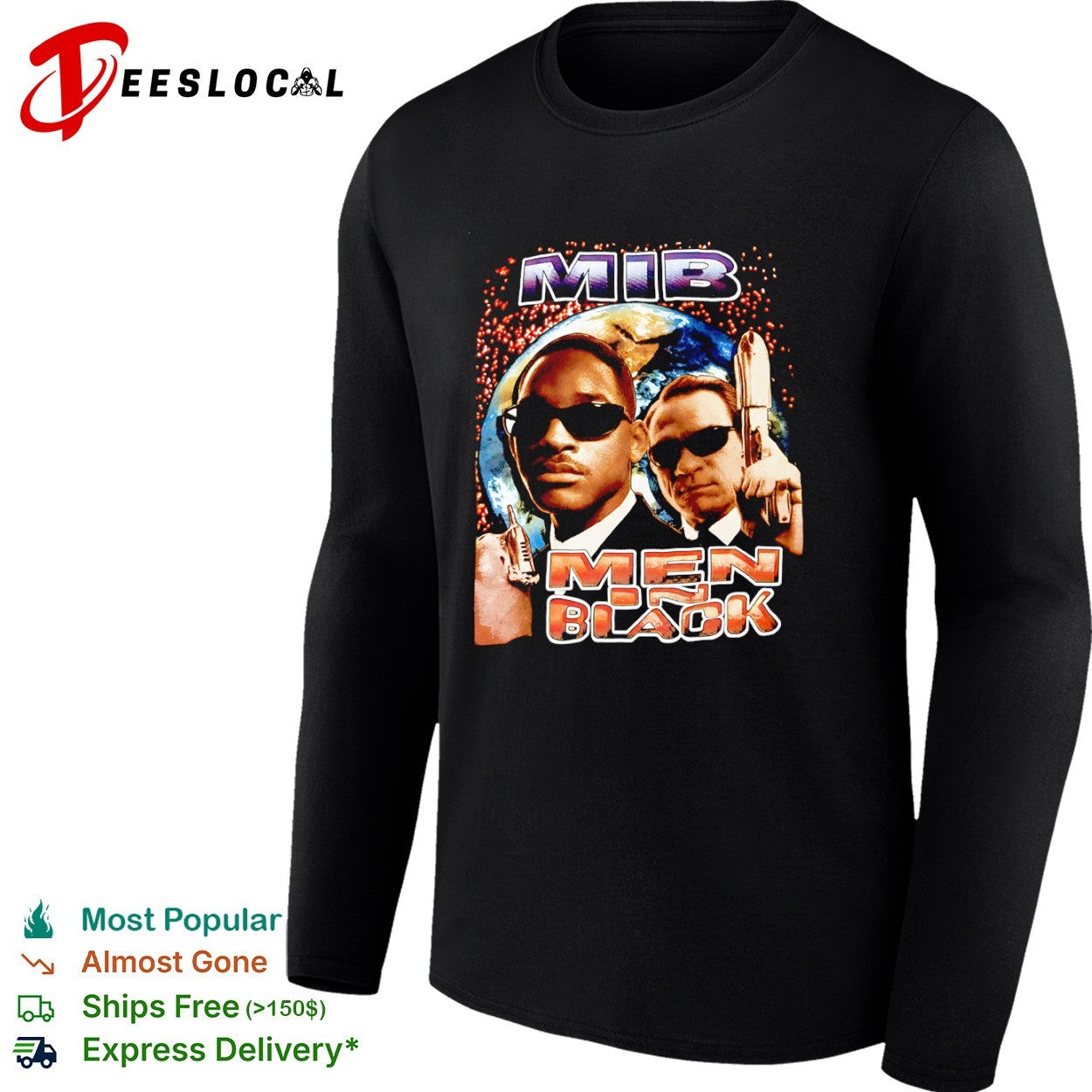 Will Smith Tommy Lee Jones Men In earth shirt