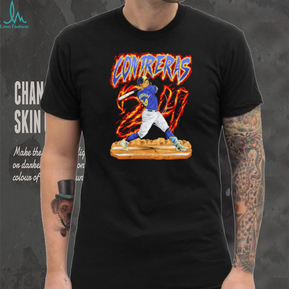 William Contreras Milwaukee Brewers Hand Drawn Artwork shirt
