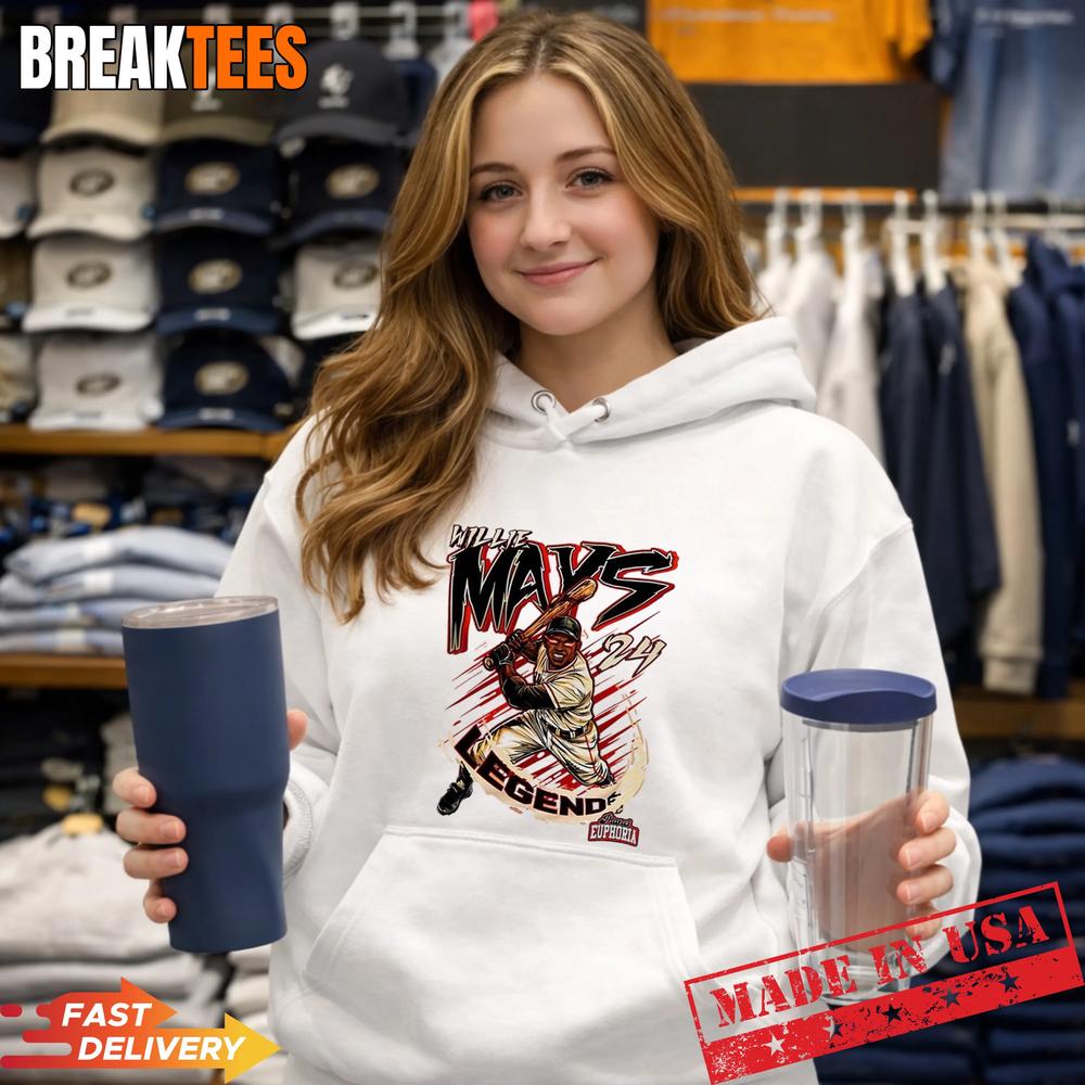 Willie Mays San Francisco Giants Baseball Legends T-Shirt