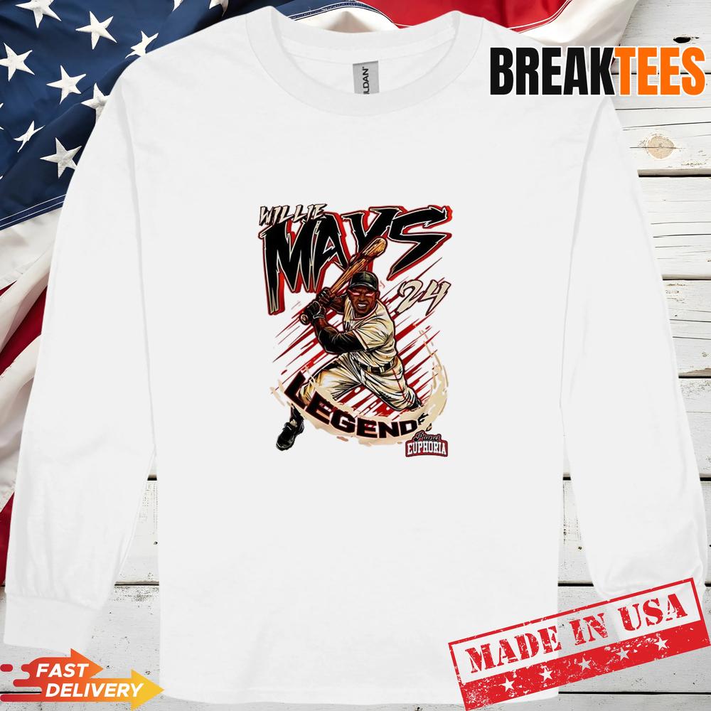 Willie Mays San Francisco Giants Baseball Legends T-Shirt