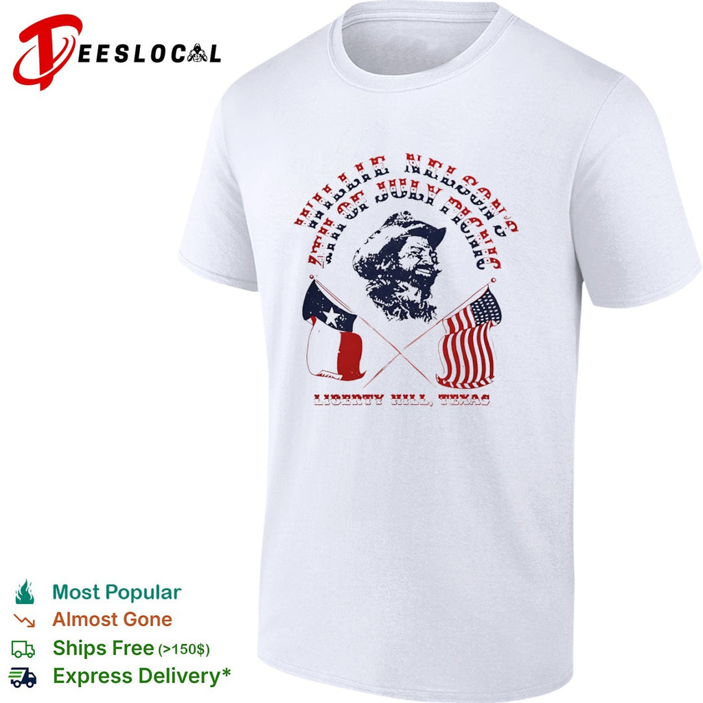 Willie Nelson 4th of July Picnic Liberty Hill Texas Patriotic Country Music shirt