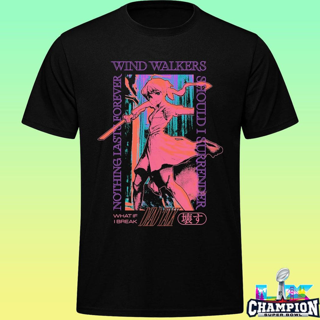 Wind Walkers Black Anime Shirt