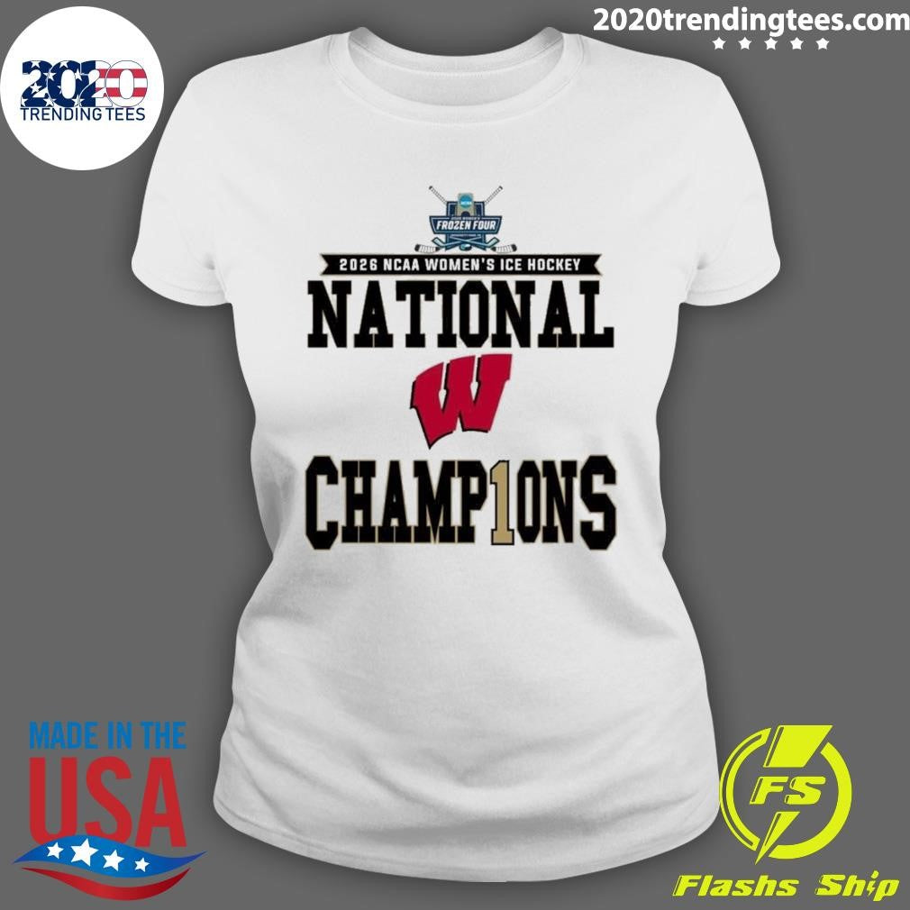 Wisconsin Badgers Women’s Ice Hockey 2026 National Champions Locker Room Shirt
