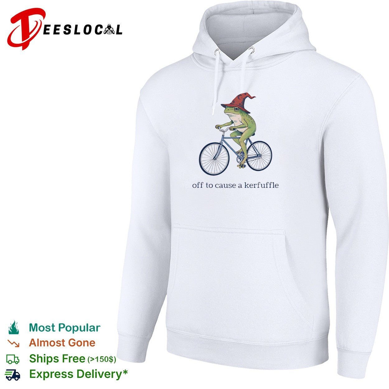 Wizard Frog off to cause a kerfuffle bike shirt